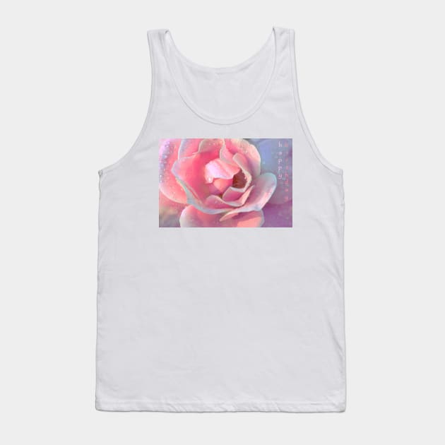 A Birthday Rose Tank Top by micklyn